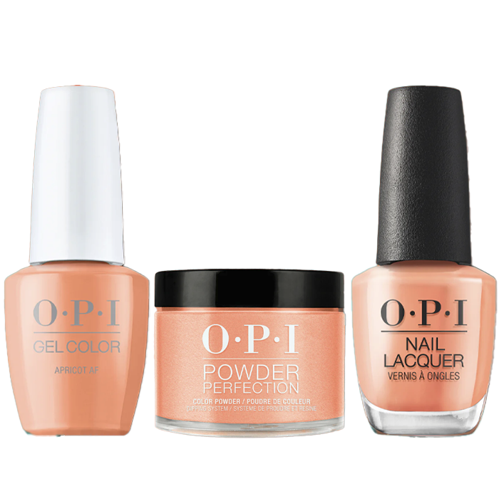 Opi trio - apricot af s014 - nail trio