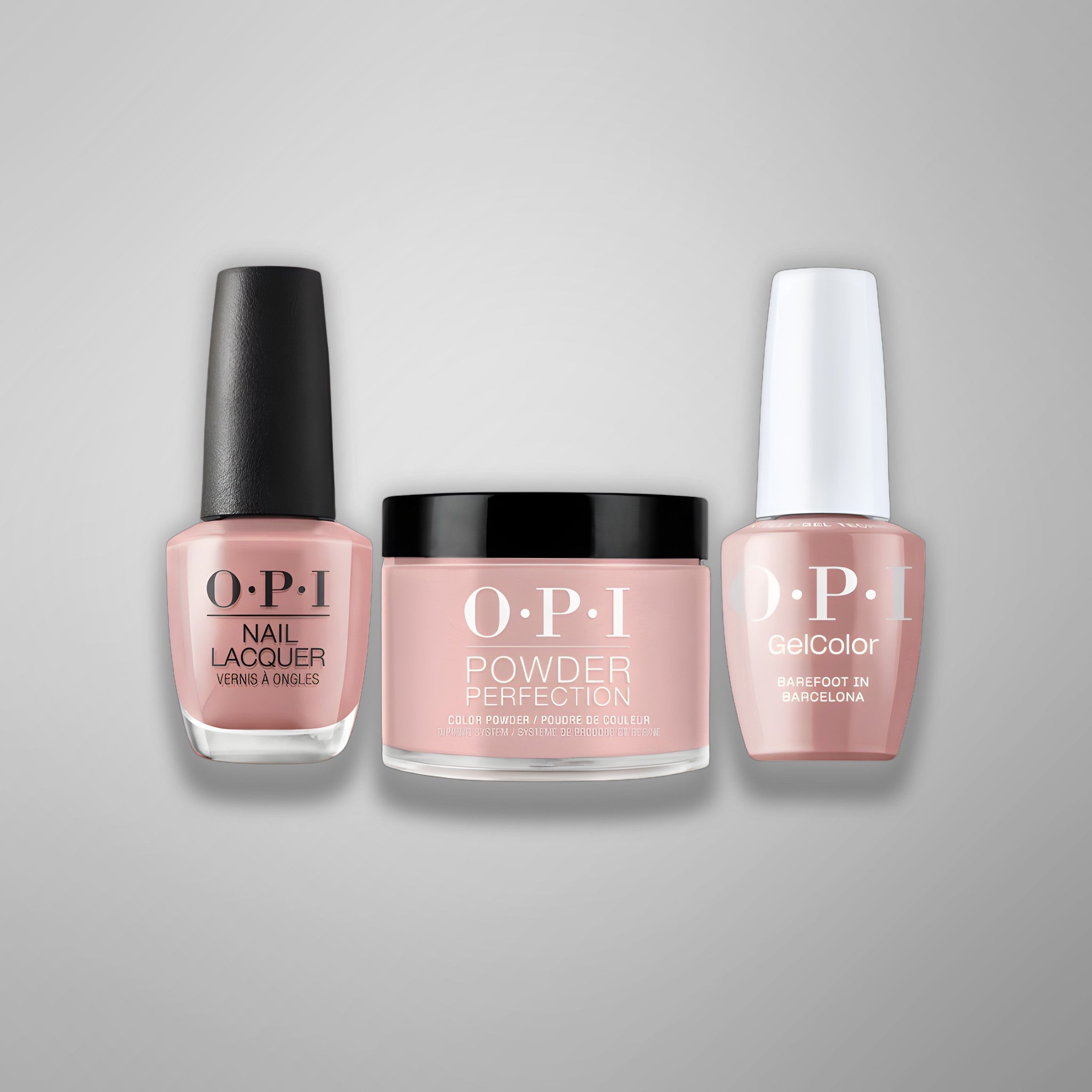 OPI Trio - Barefoot in Barcelona E41