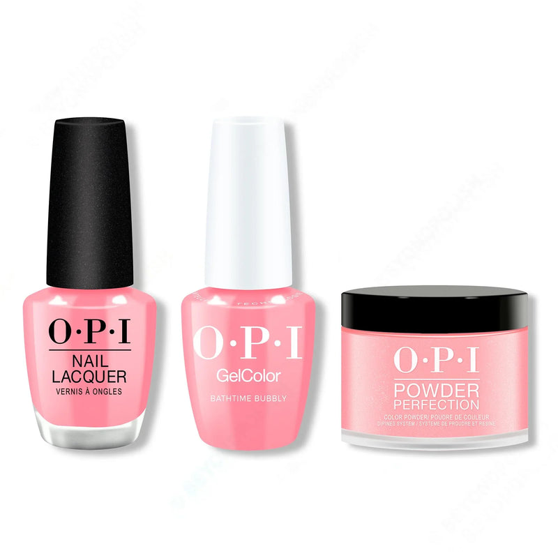 Opi trio - bathtime bubbly s065 - trio