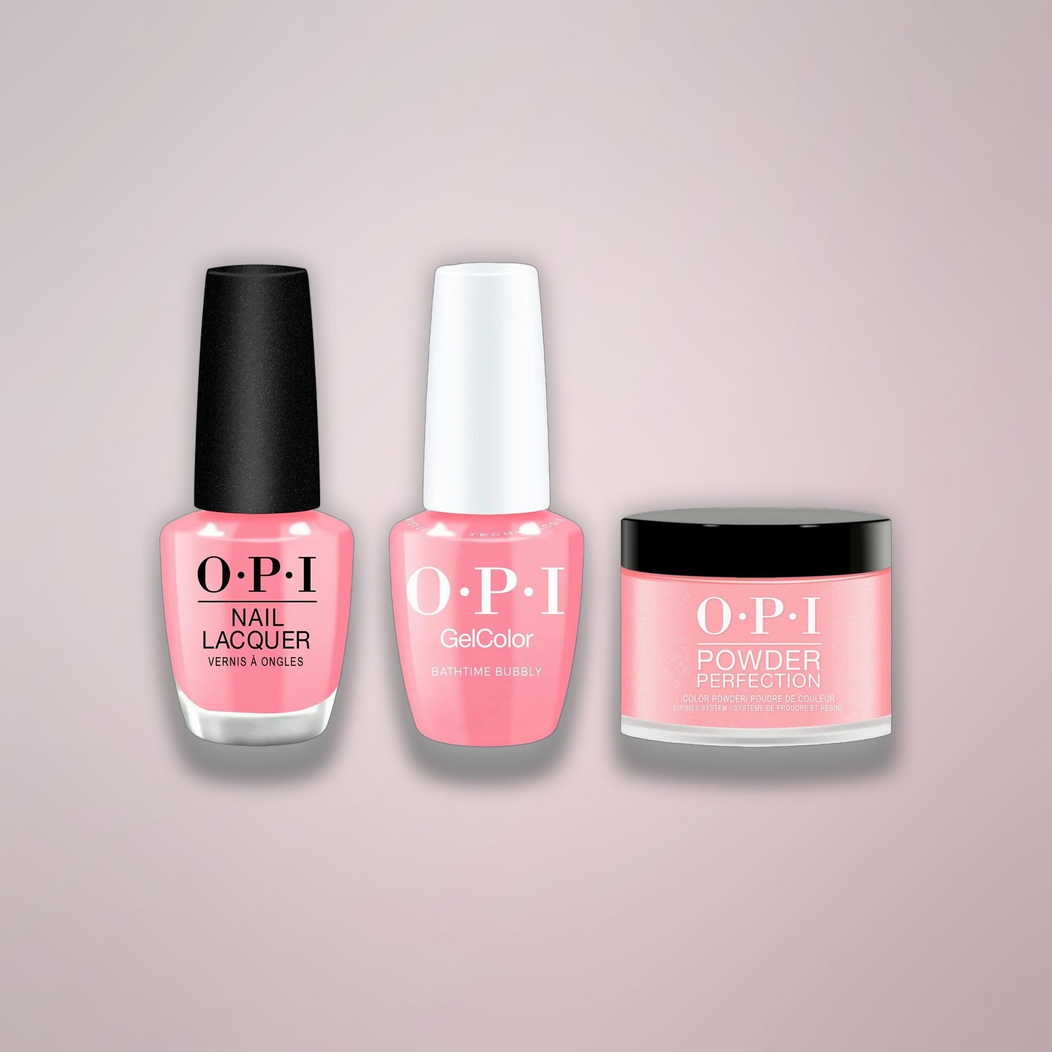 OPI Trio - Bathtime Bubbly S065