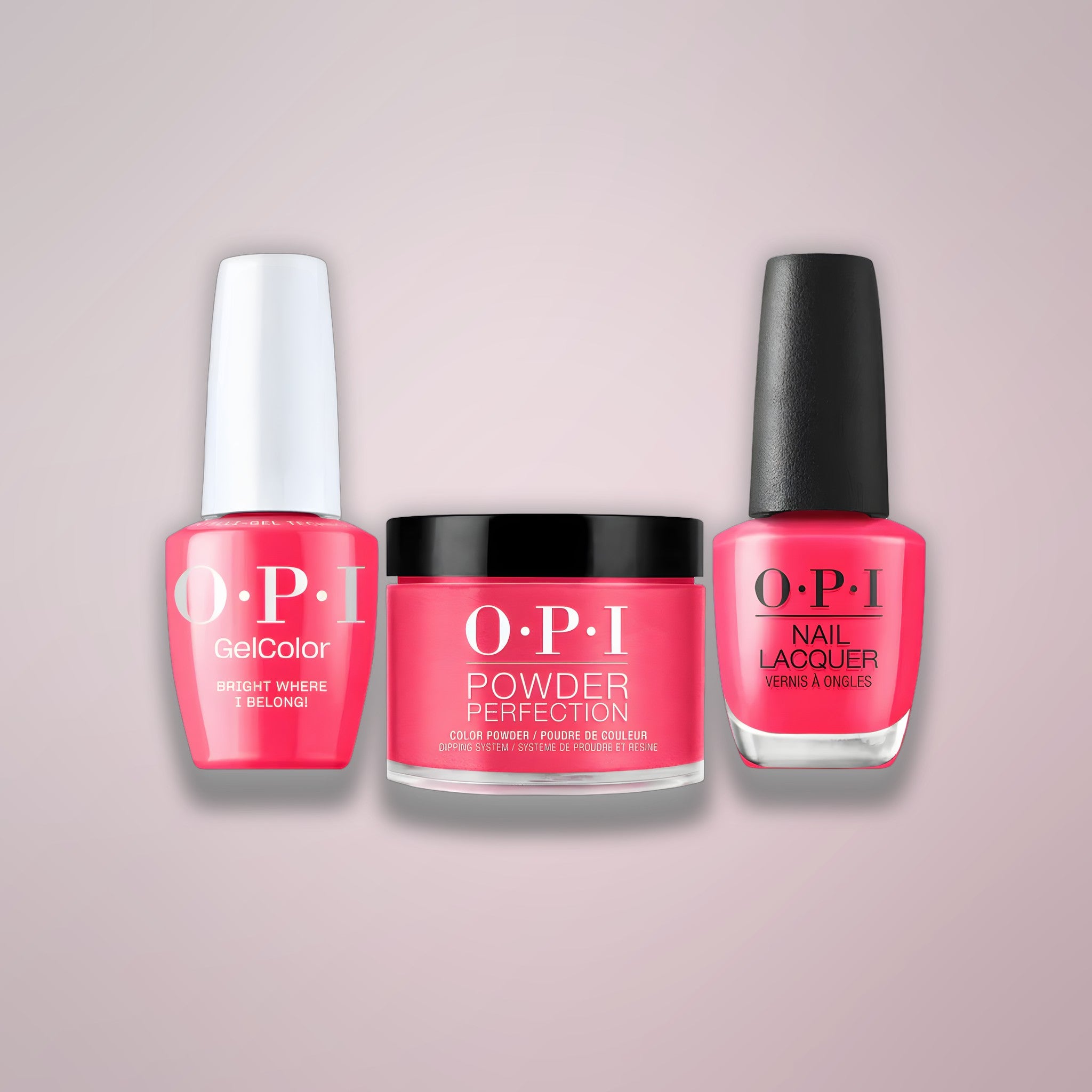 OPI Trio - Bright Where I Belong! S080