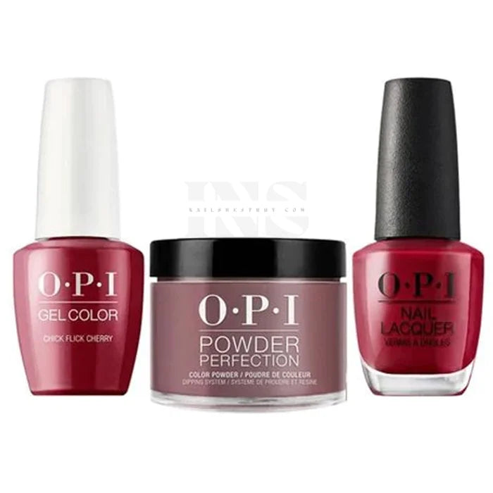 OPI Trio - Chick Flick Cherry H02