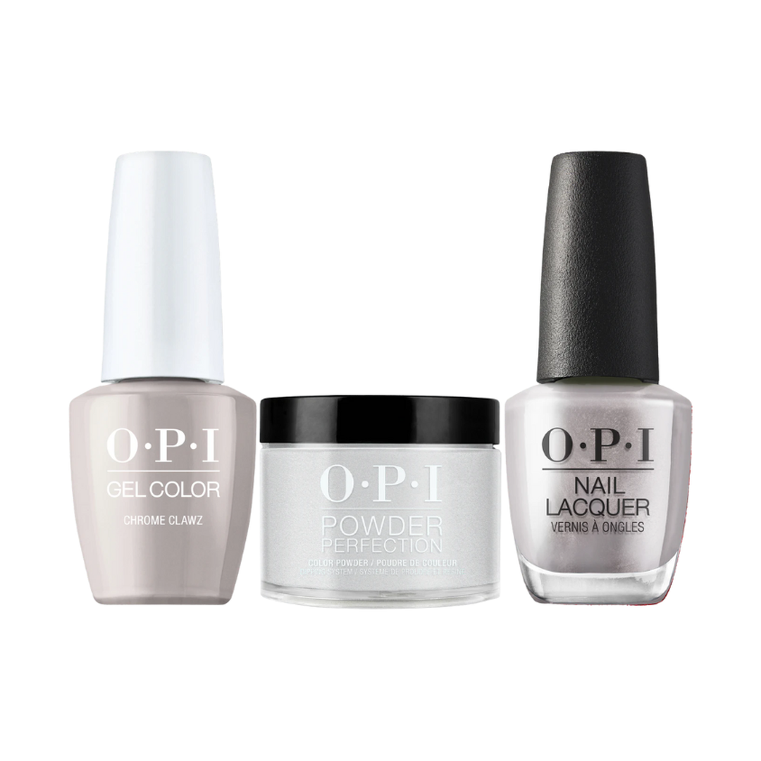 Opi trio - chrome clawz f024 - nail polishes