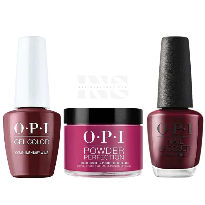 OPI Trio - Complimentary Wine DP MI12 - Trio