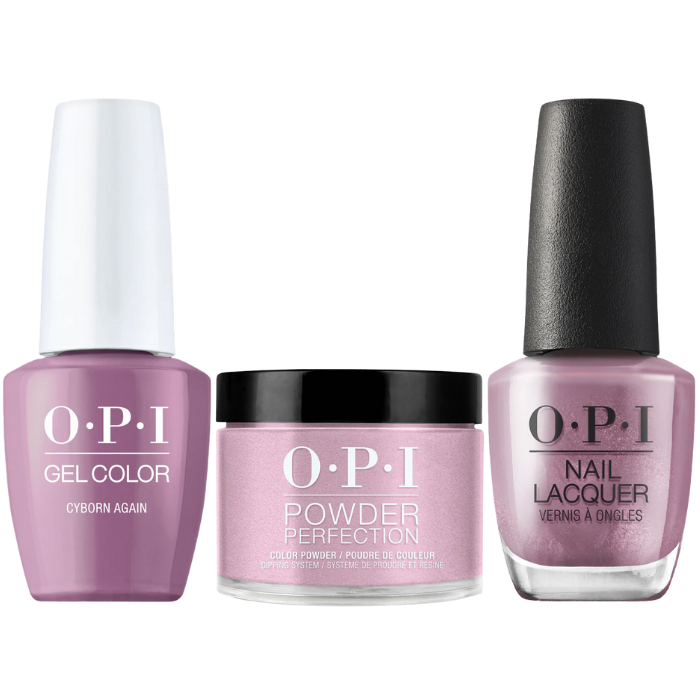 Opi trio - cyborn again f016 - nail polishes
