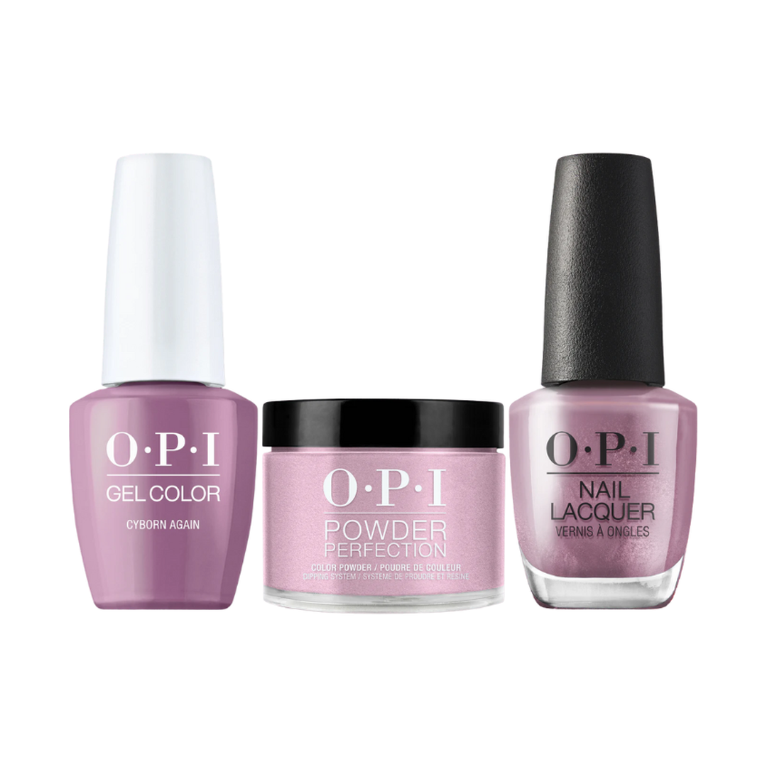 Opi trio - cyborn again f016 - nail polishes