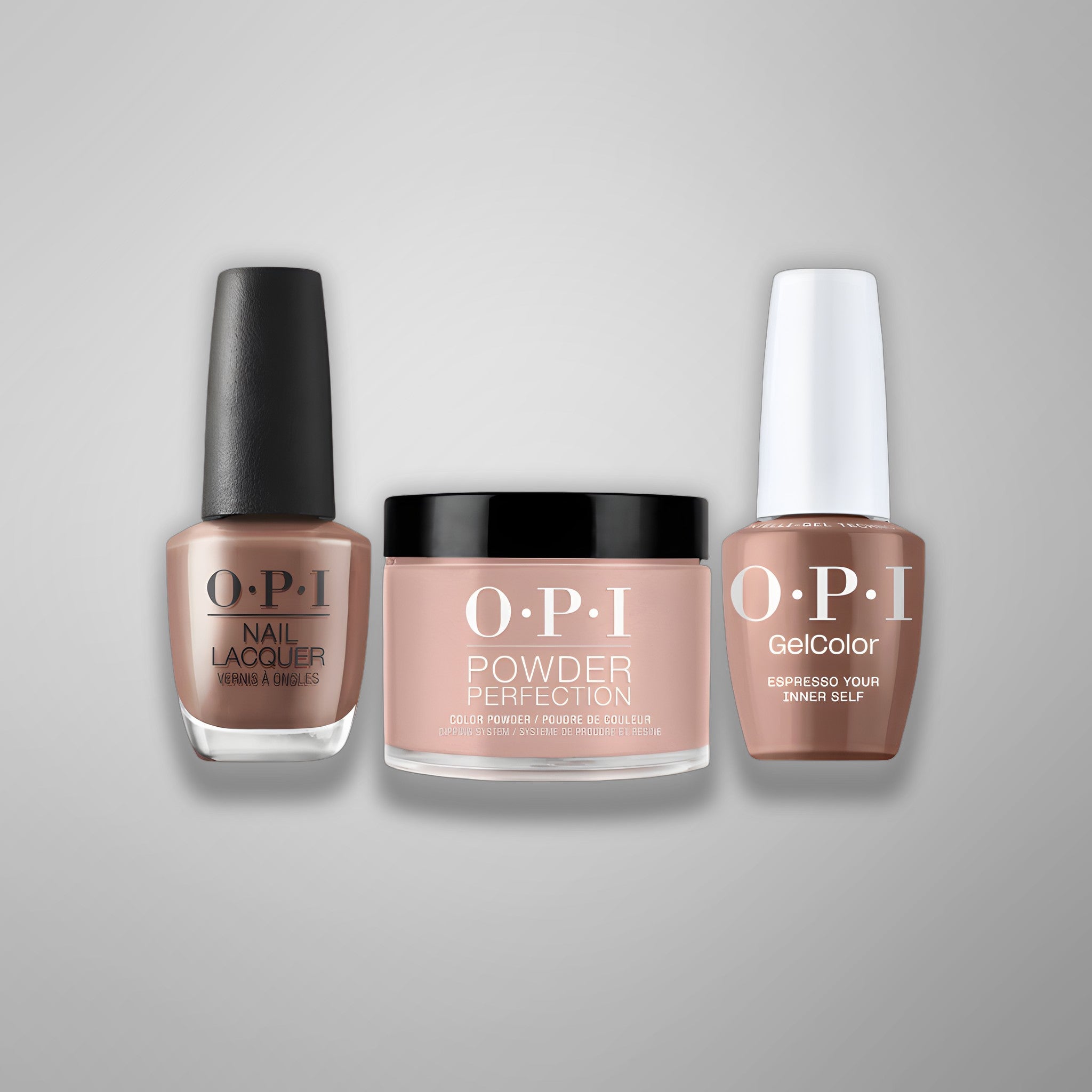 OPI Trio - Espresso Your Inner Self LA04