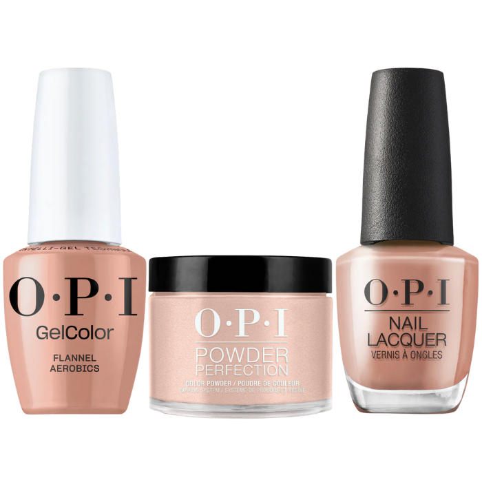 Opi trio - flannel aerobics f027 - nail polishes