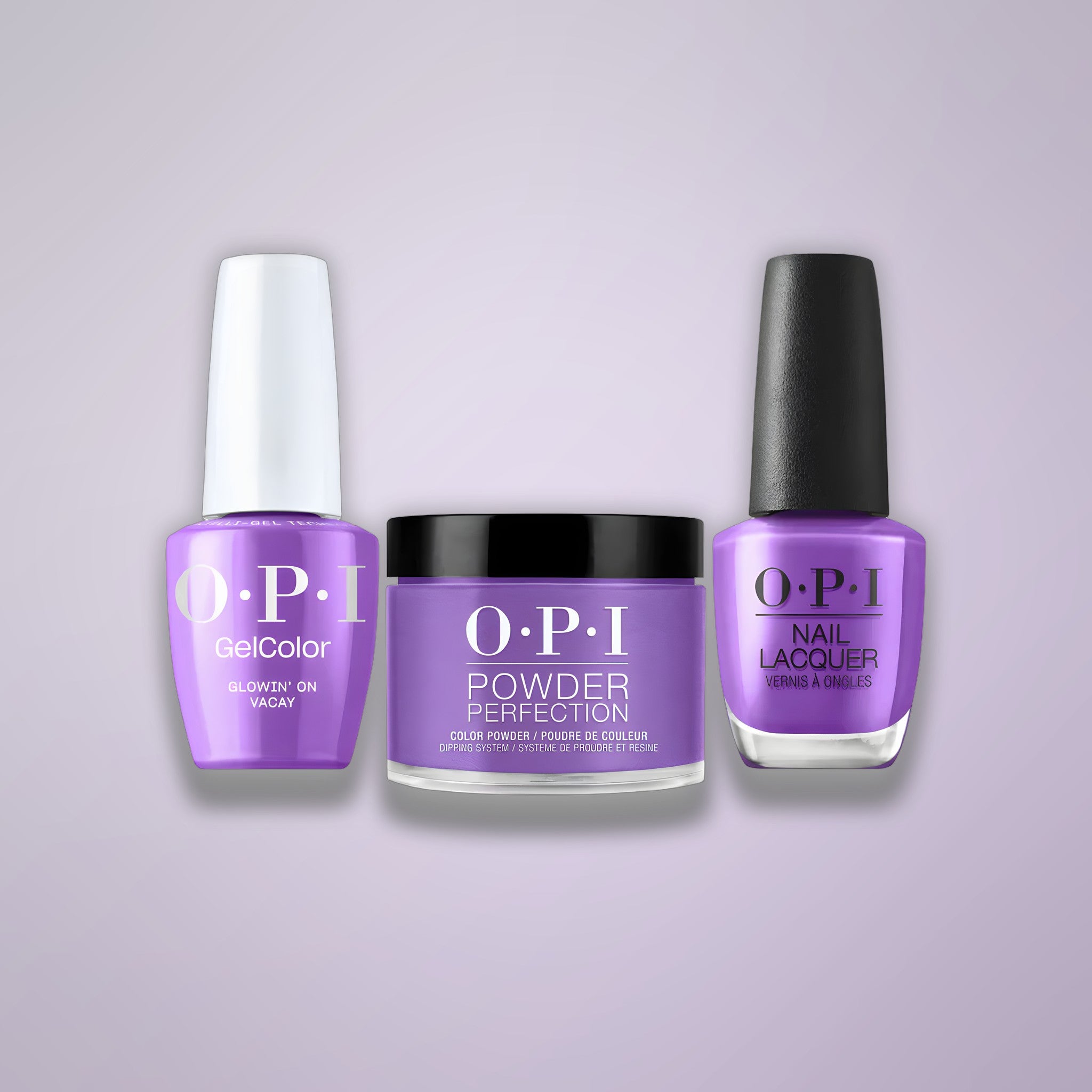 OPI Trio - Glowin' on Vacay S073