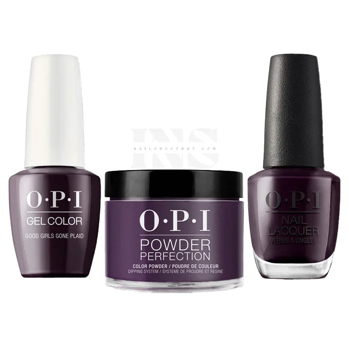 OPI Trio - Good Girls Gone Plaid U16 - Nail Trio