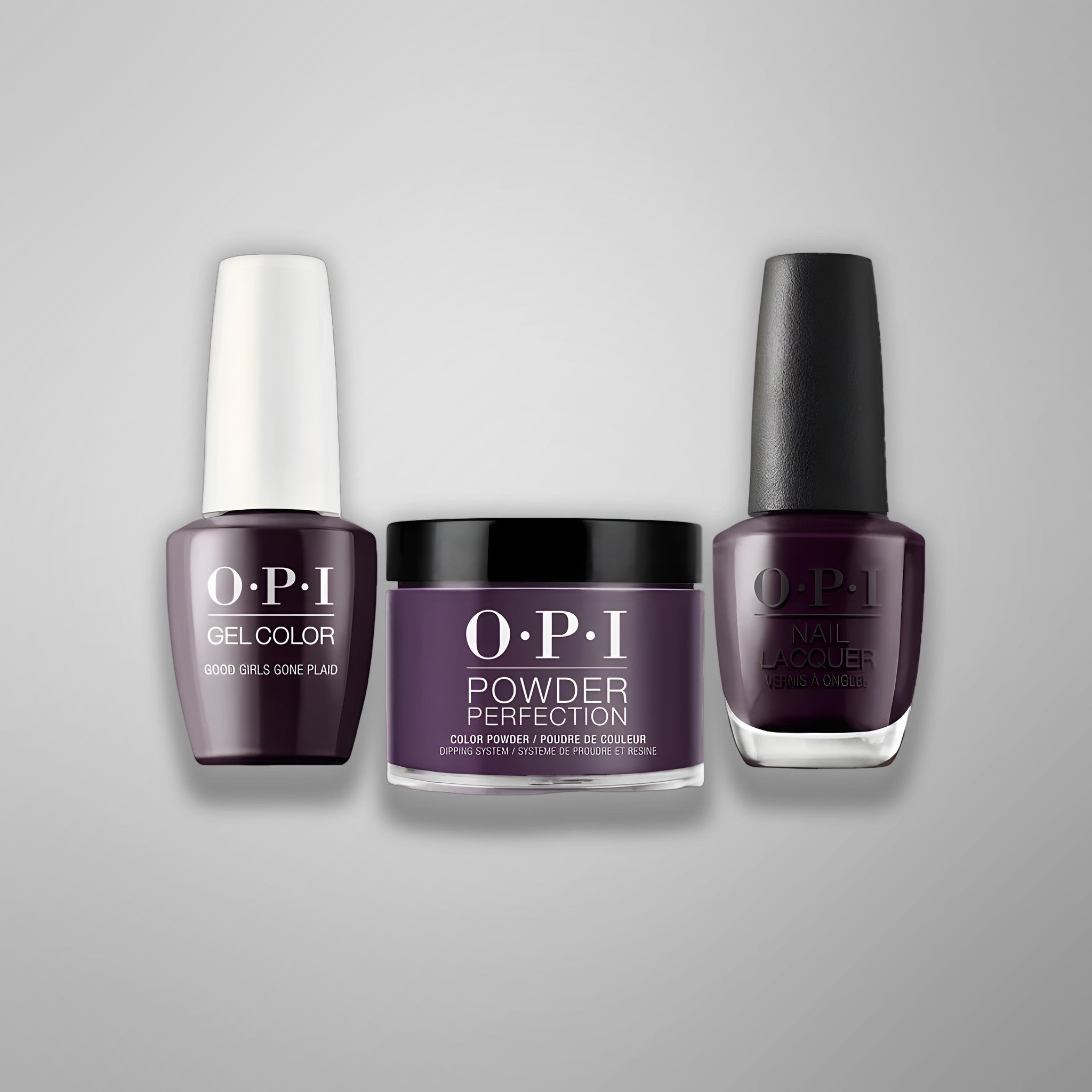 OPI Trio - Good Girls Gone Plaid U16