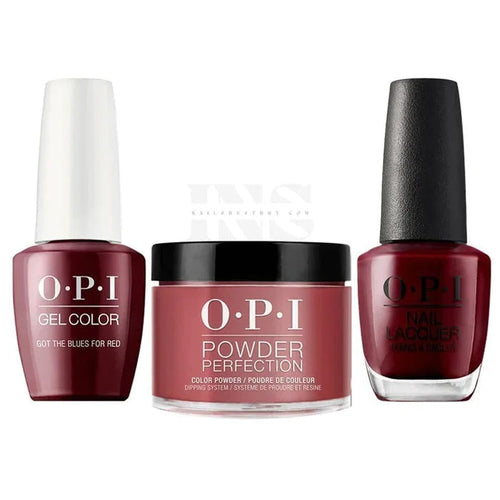 OPI Trio - Got the Blues For Red W52