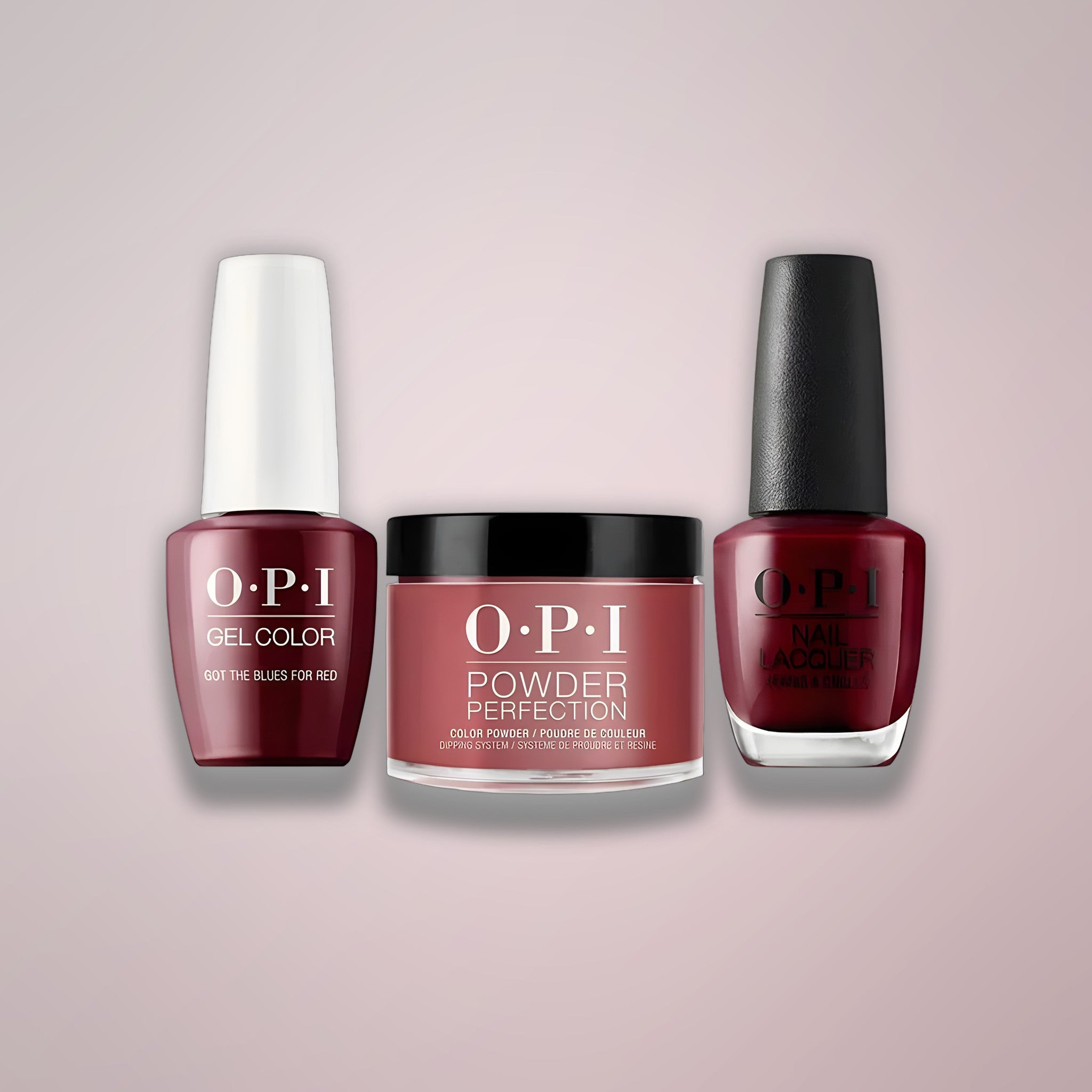 OPI Trio - Got the Blues For Red W52