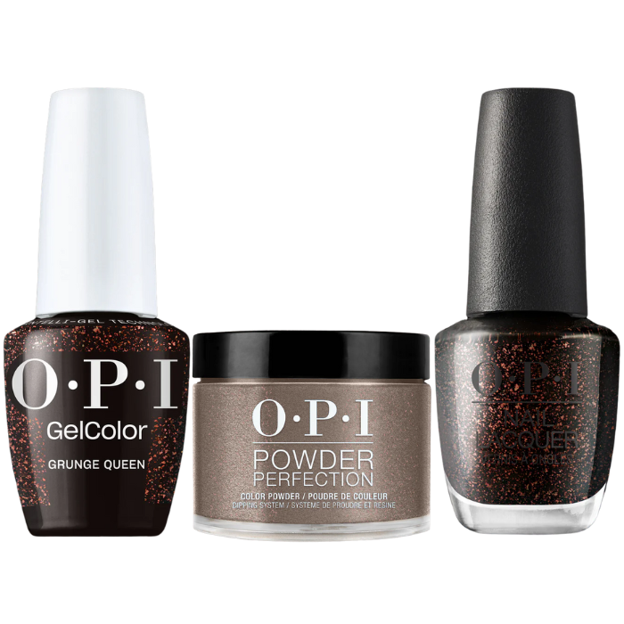 Opi trio - grunge queen f035 - nail polishes