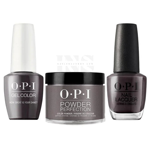 OPI Trio - How Great Is Your Dane?  N44