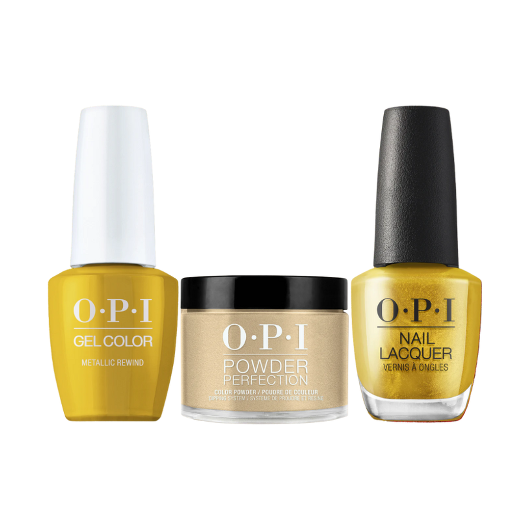 Opi trio - metallic rewind f022 - nail polishes