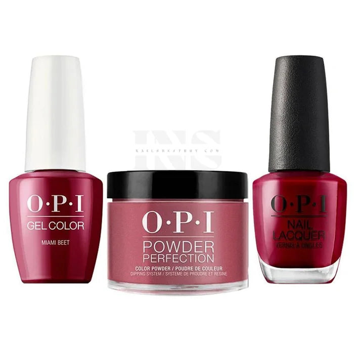 OPI Trio - Miami Beet B78 - Nail Trio