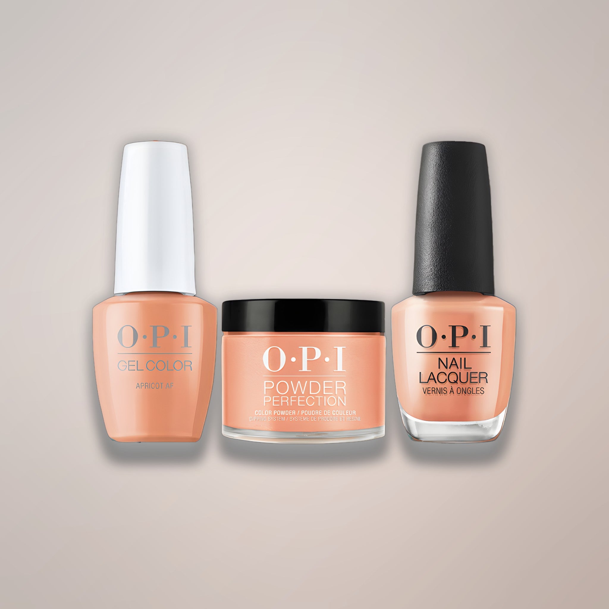 OPI Trio - Apricot AF S014