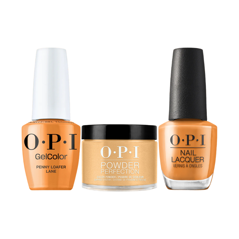 Opi trio - penny loafer lane f028 - nail polishes