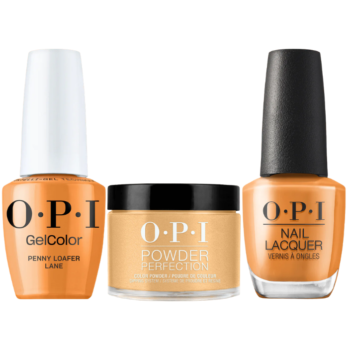 Opi trio - penny loafer lane f028 - nail polishes