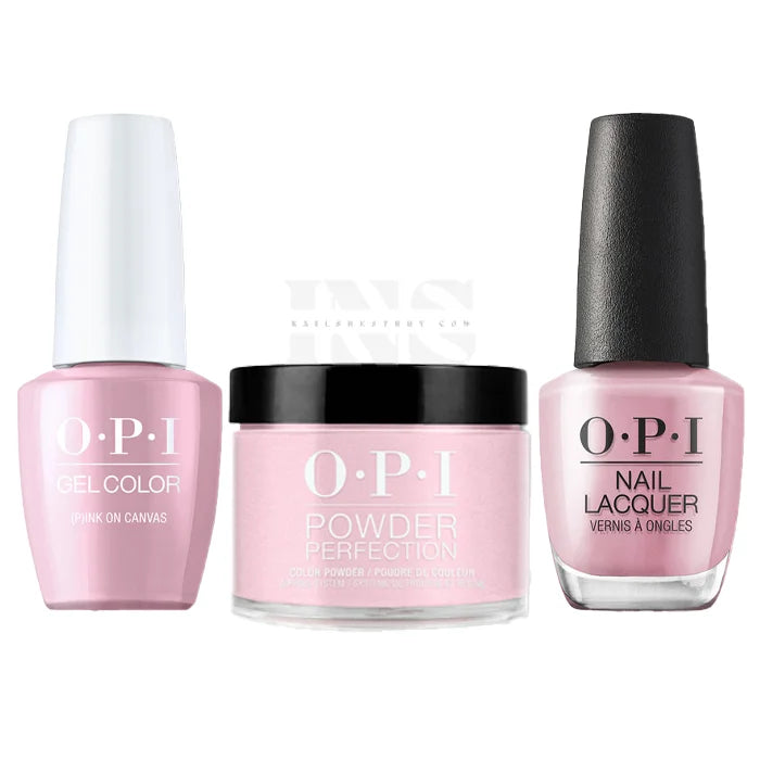 OPI Trio - (P)ink on Canvas DP LA03 - Trio