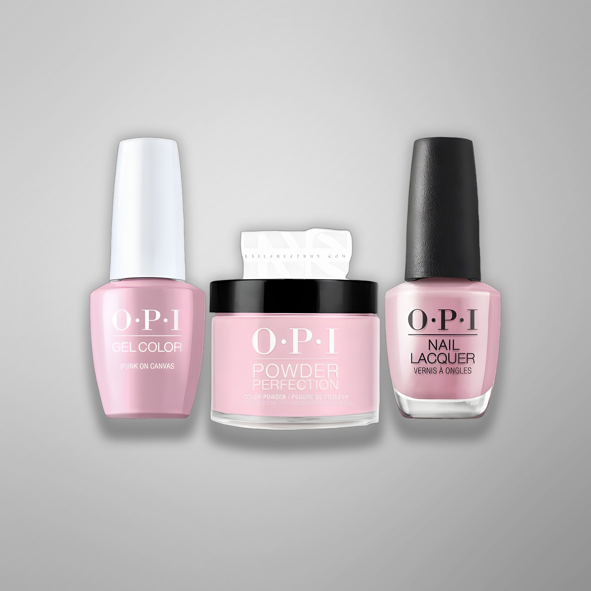 OPI Trio - (P)ink on Canvas DP LA03