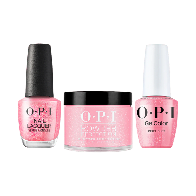 Opi trio - pixel dust d51 - trio