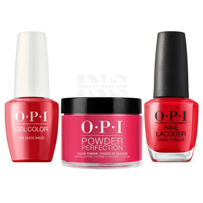 OPI Trio - Red Heads Ahead U12 - Nail Trio