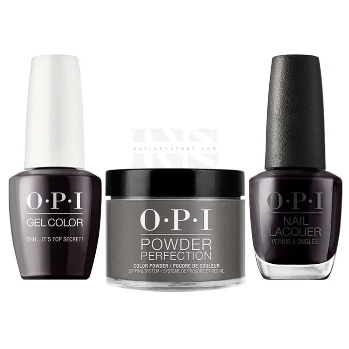 OPI Trio - Shh? It’s Top Secret W61 - Nail Trio