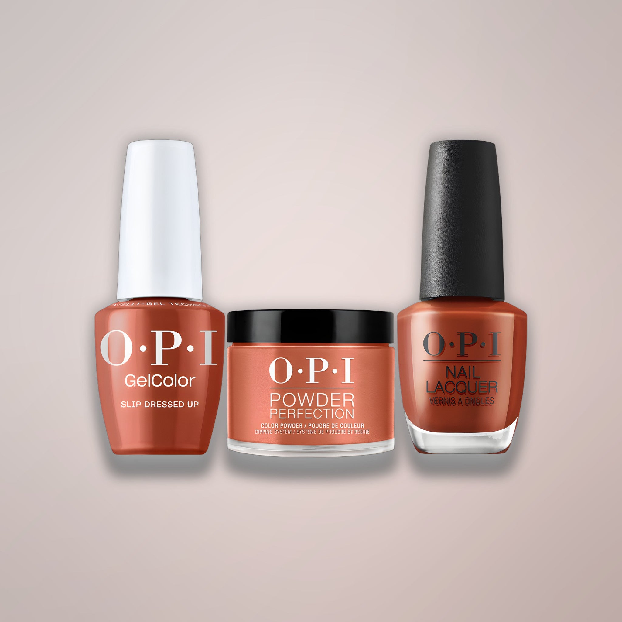 OPI Trio - Slip Dressed Up F025