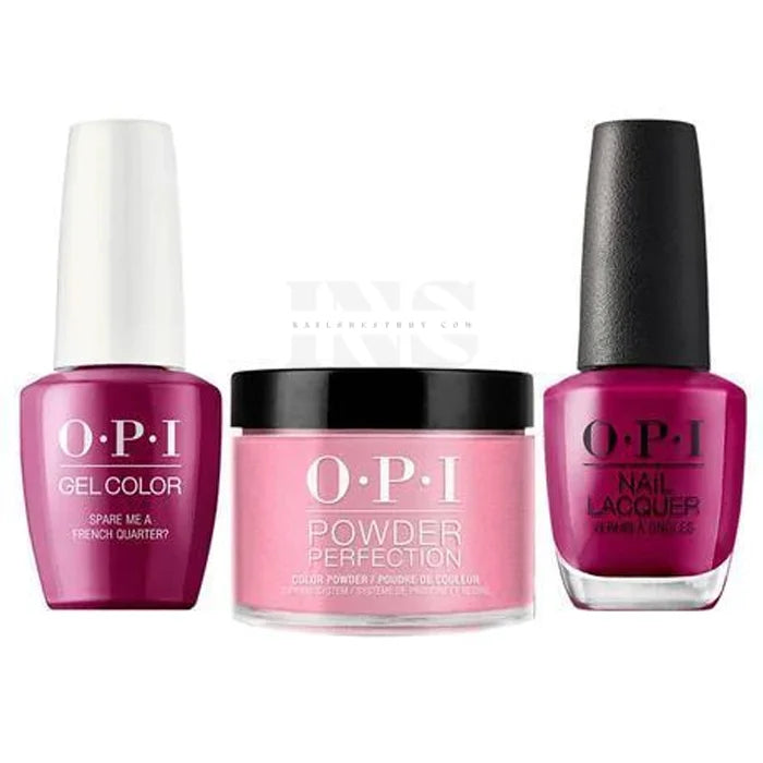 OPI Trio - Spare Me a French Quarter? N55