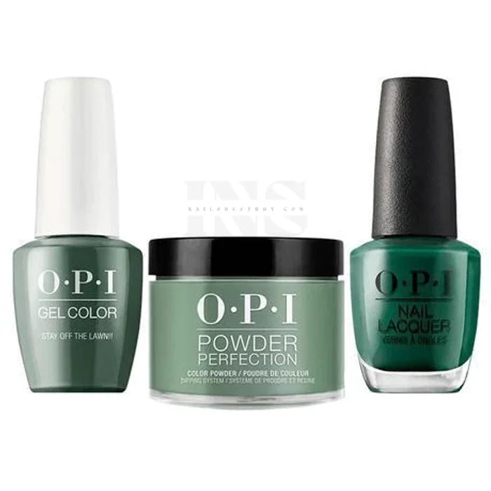 OPI Trio - Stay Off the Lawn! W54 - Nail Trio