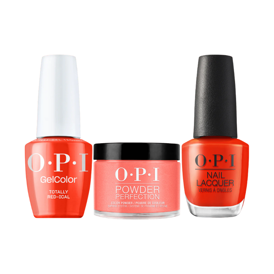 Opi trio - totally red-ical f034 - nail polishes