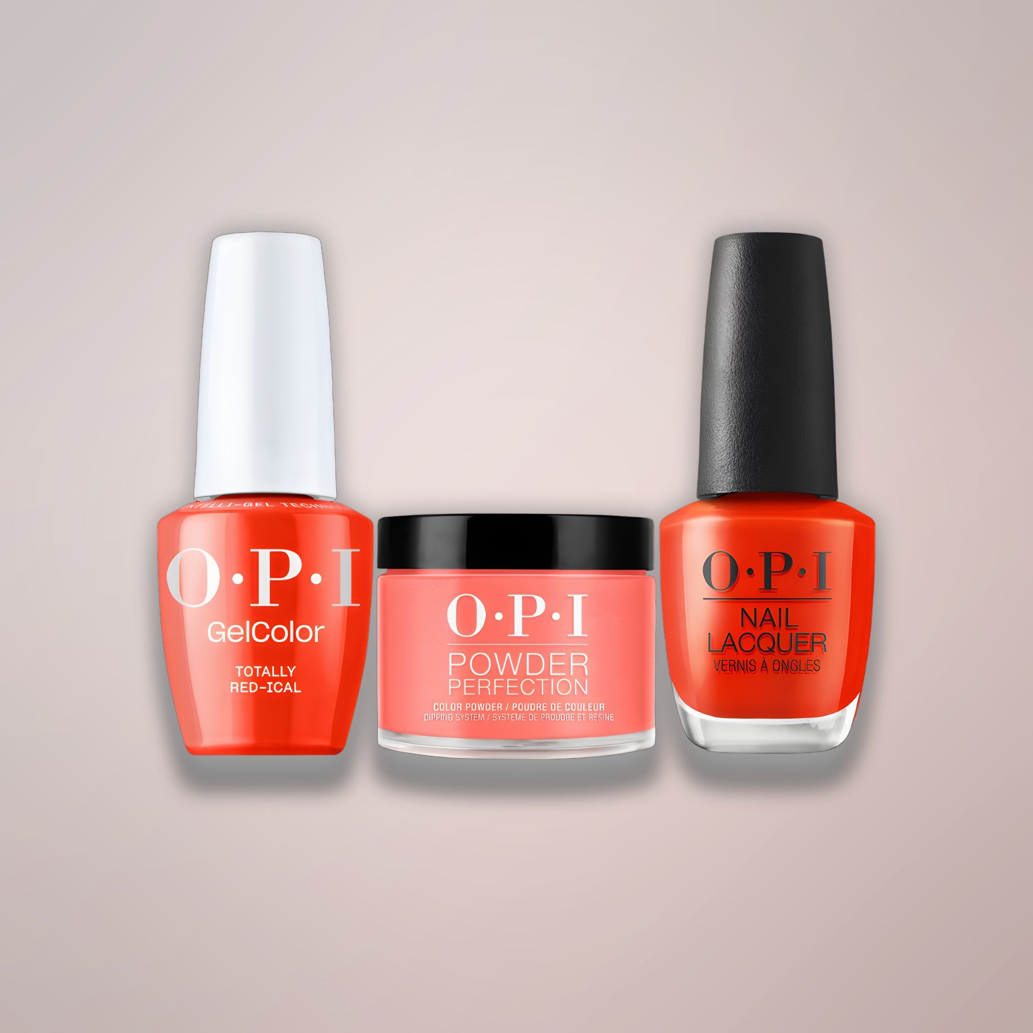 OPI Trio - Totally Red-ical F034