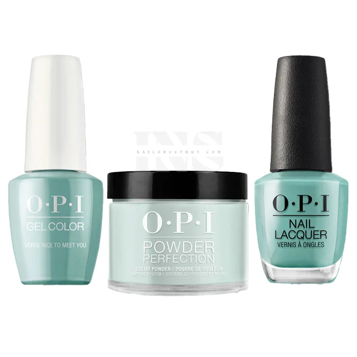 OPI Trio - Verde Nice to Meet You M84 - Nail Trio