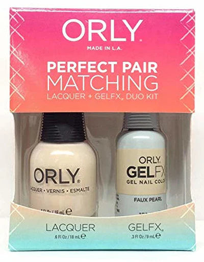 Orly fx perfect pair duo faux pearl 31208 - duo polish