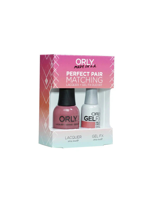 Orly fx perfect pair duo pink chocolate 31132 - duo polish