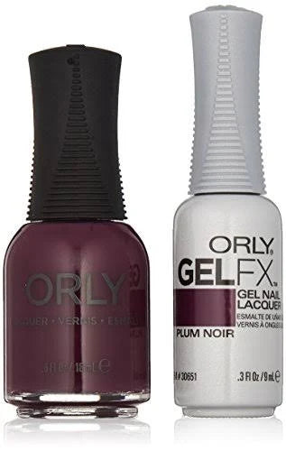 Orly fx perfect pair duo plum noir 31128 - duo polish
