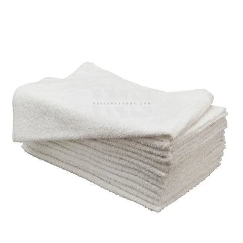 Pedi Towel WHITE 25x16 6 pcs
