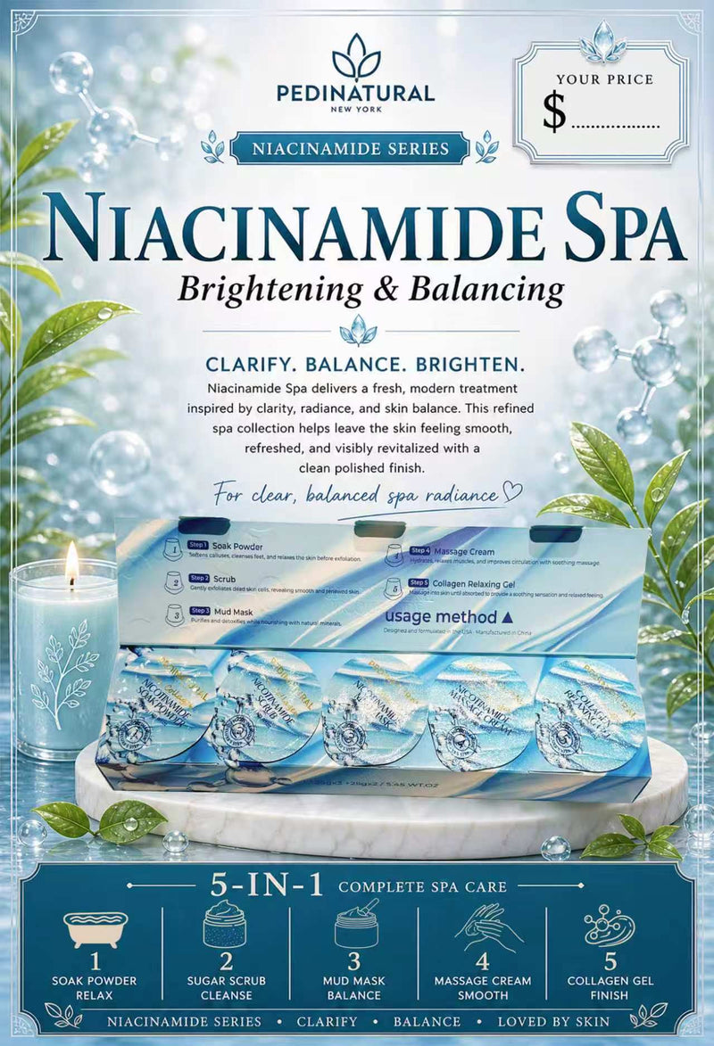 Pedinatural spa 5-in-1 pod kit 50/case 60 case/pallet (w2)