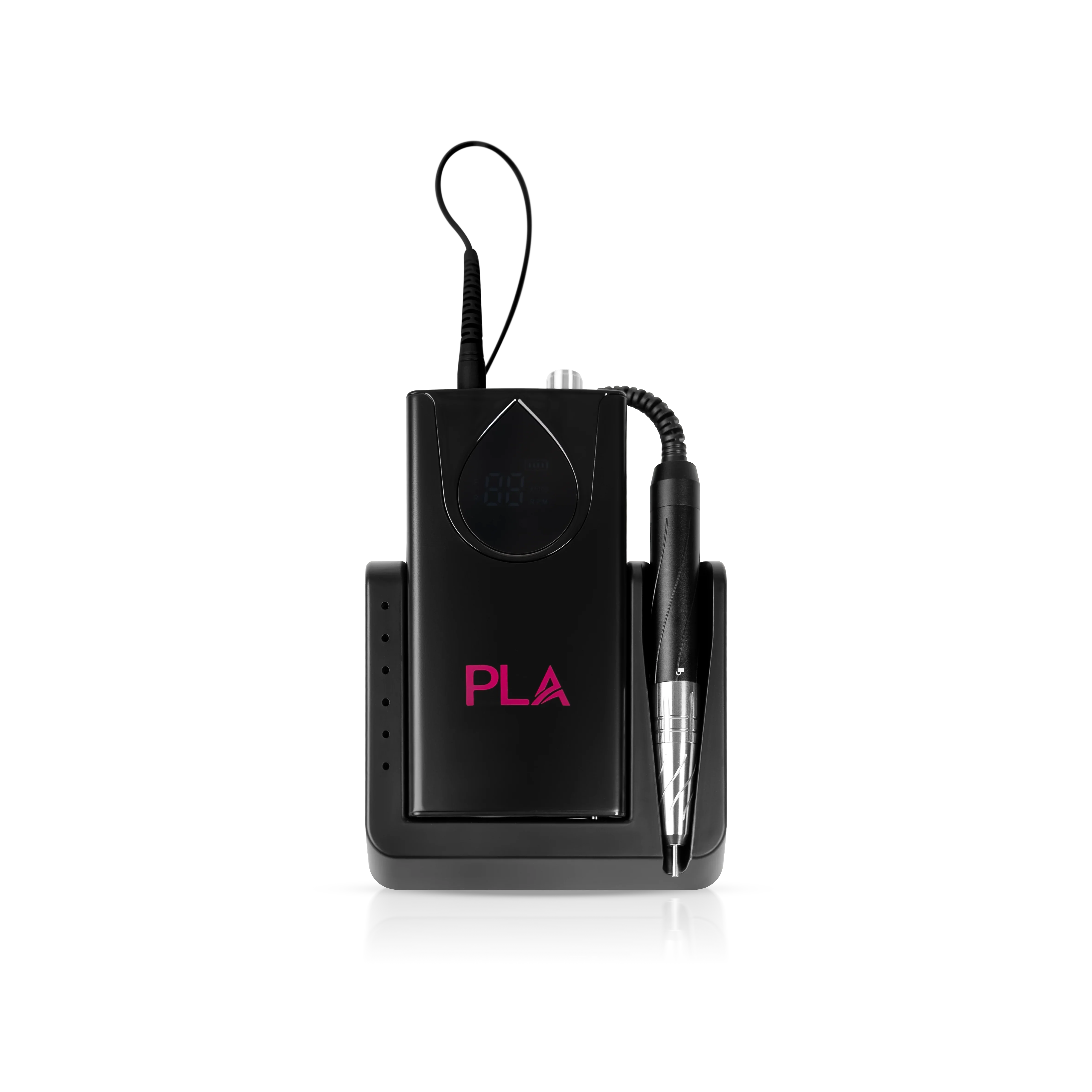 Pla portable electric nail drill - black - drill