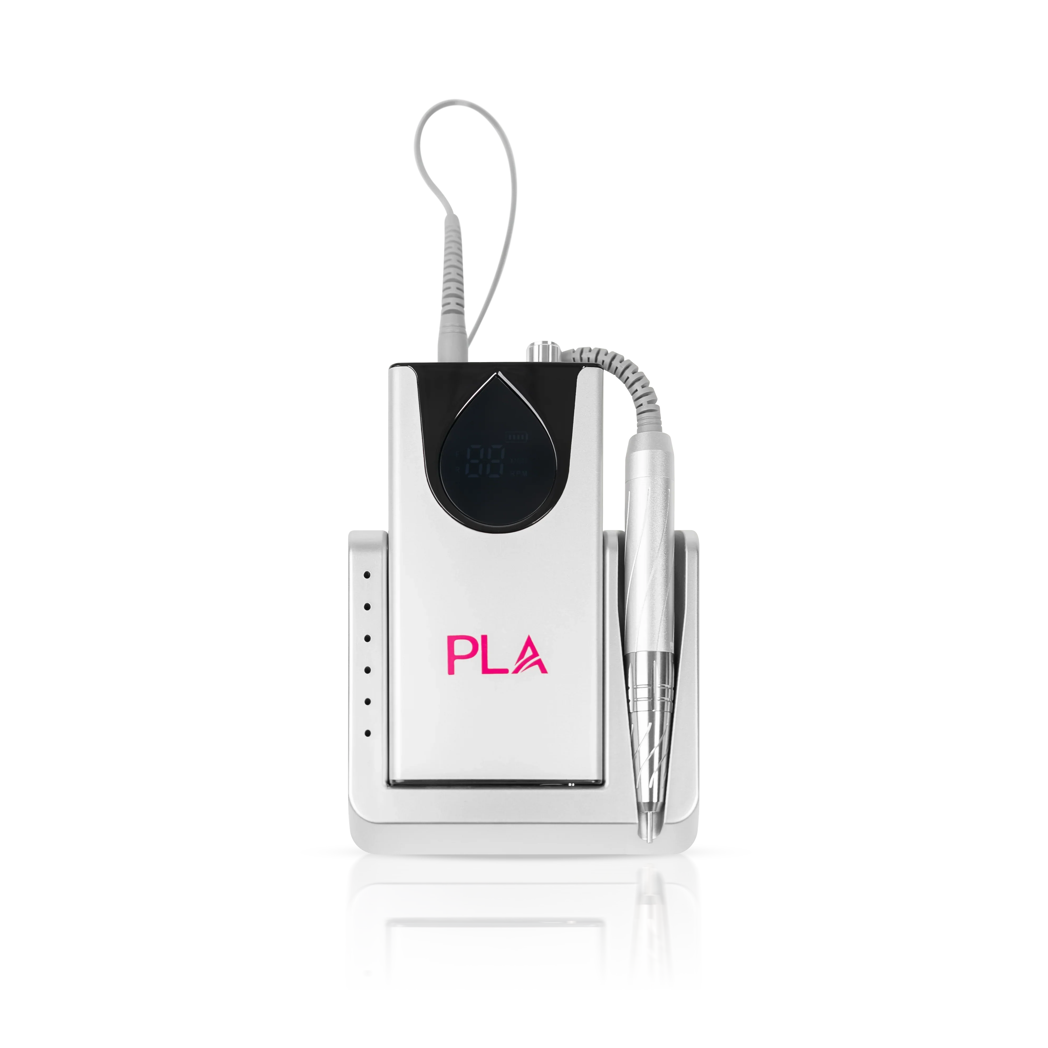 Pla portable electric nail drill - white - drill