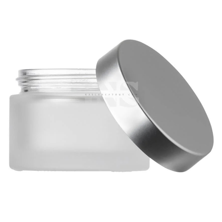 Powder Frosted Glass Jars POWDER CJF40P 40ML - Nail Tools