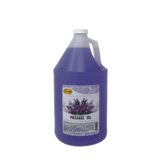 Pro nail massage lotion wildflower & lavender gallon 4/box