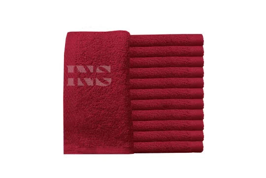 Protex towel 29x16 snow white 12 pcs - garent burgundy