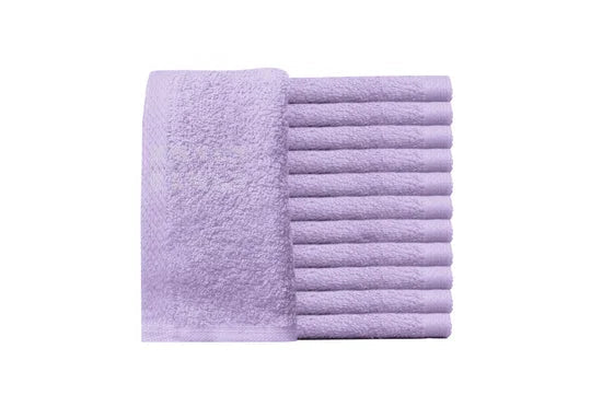 Protex towel 29x16 snow white 12 pcs - soft lilac - towel