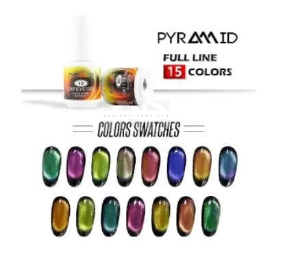 PYRAMID 9D Cateye Collection 15 pcs - Gel Polish