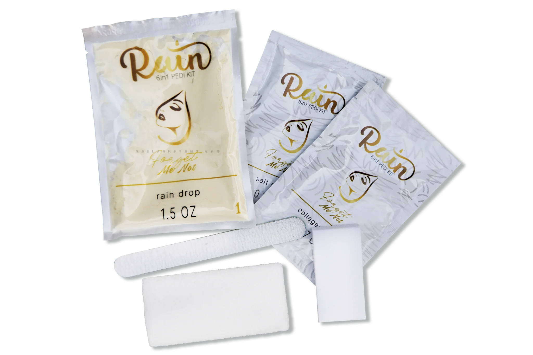 Rain 6 step calm 120/box - forget me not - pedicure kit