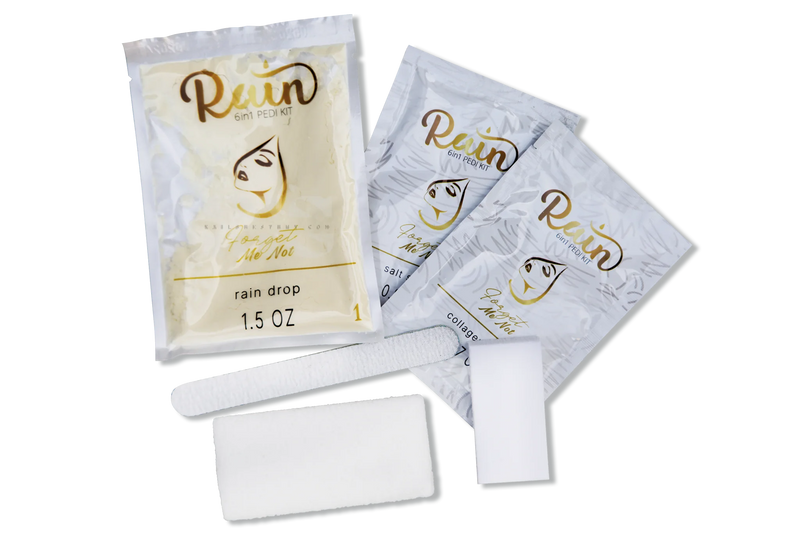 Rain 6 step calm 120/box - forget me not - pedicure kit