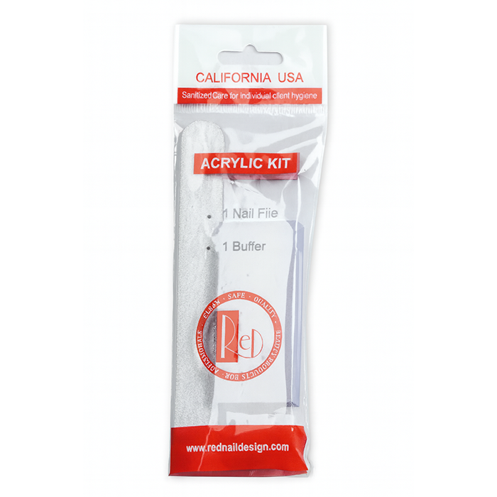 Red acrylic kit (dnb) - nail art accessory